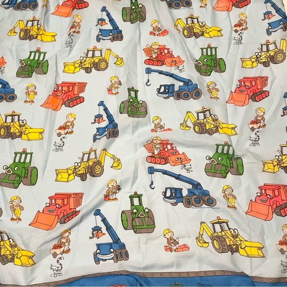 Vintage Bob The Builder Twin Flat Sheet Dan River - Picture 16 of 16